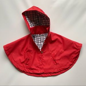 Toddler Red Rain coat/poncho